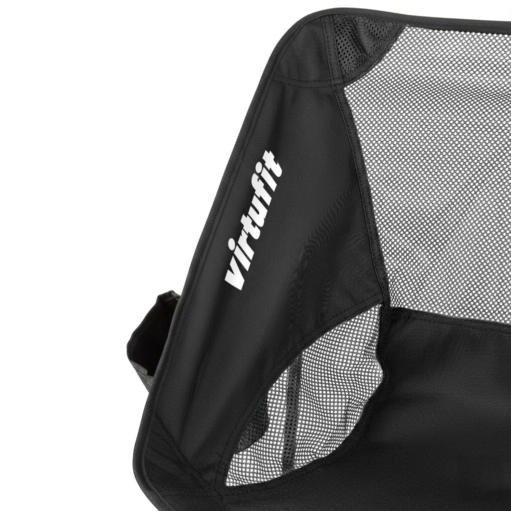 VirtuFit Camping Stoel Compact - Opvouwbaar - Zwart - Set van 2 - Afbeelding 6