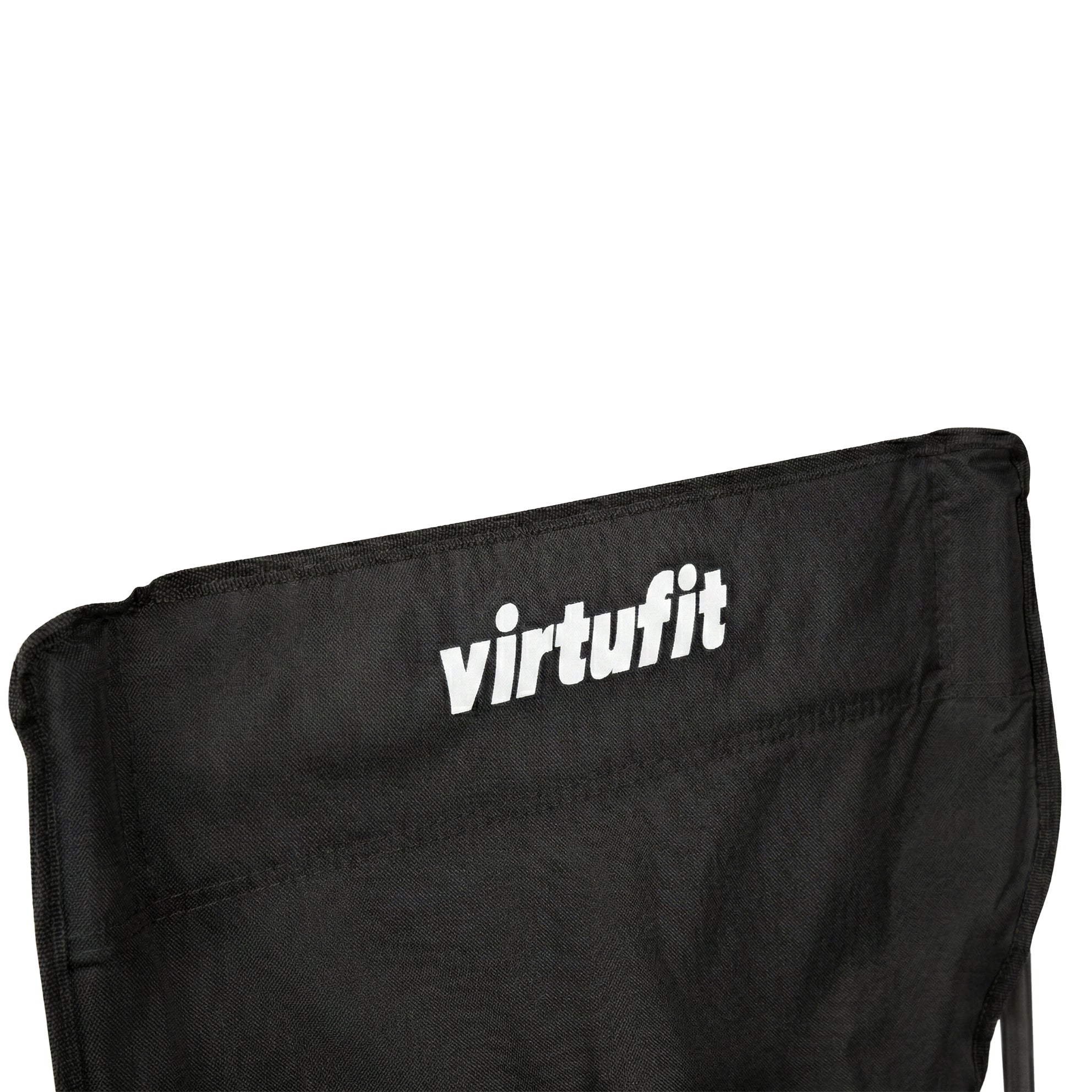 VirtuFit Opvouwbare Camping Stoel - Zwart - Set van 2