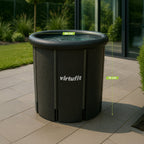 VirtuFit Bain de glace XXL - 375 litres - Anthracite - Accessoires inclus - Tweedekans