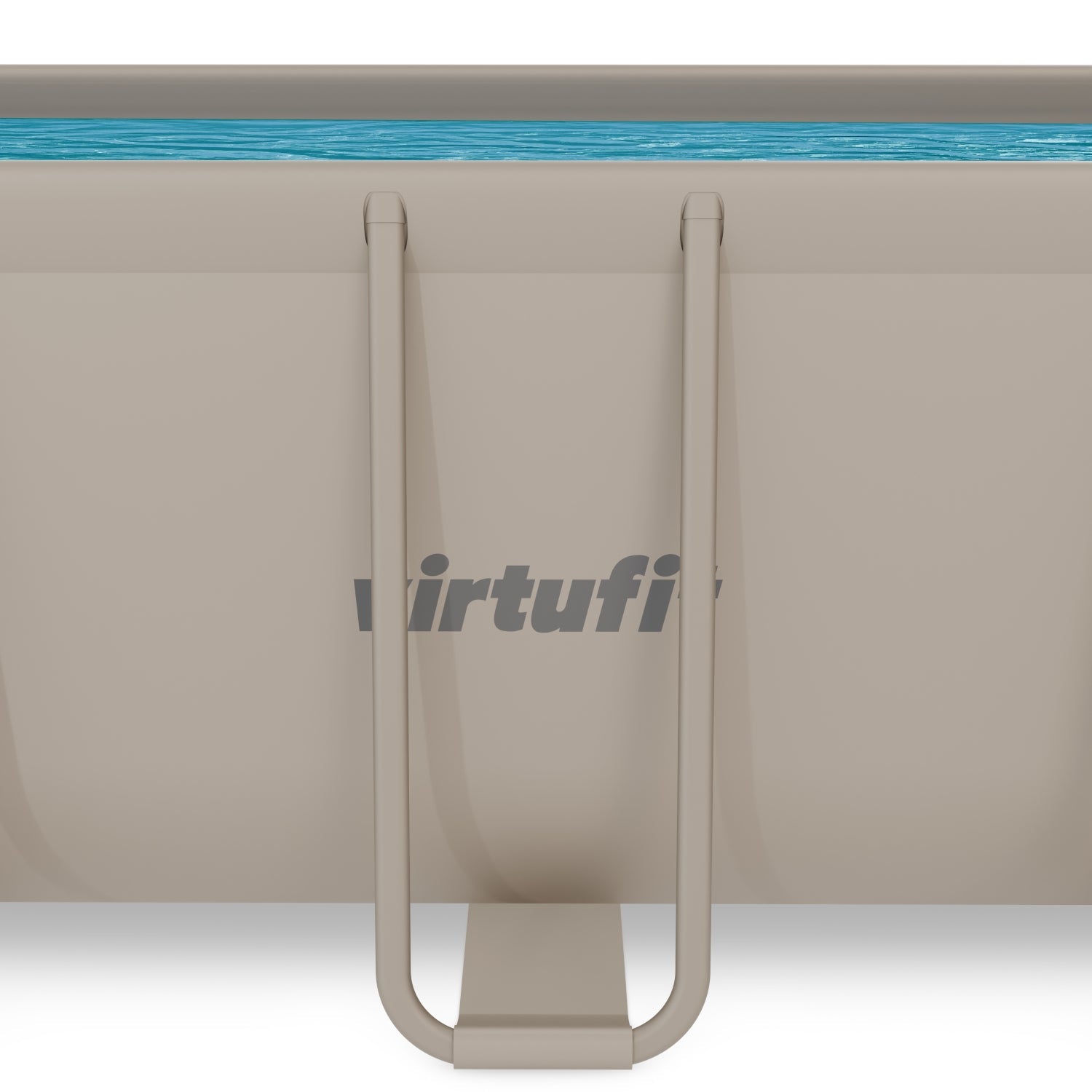 VirtuFit Rechthoekig Zwembad 400 x 200 x 122 cm - Beige - Tweedekans