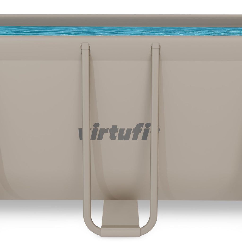 Piscine Rectangulaire VirtuFit 400 x 200 x 122 cm - Beige