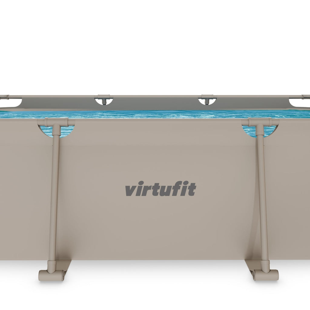 Piscine Rectangulaire VirtuFit - Beige - 300 x 210 x 66 cm - Tweedekans
