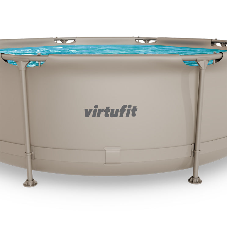 Piscine Ronde VirtuFit - Ø244 x 76 cm - Beige - Tweedekans