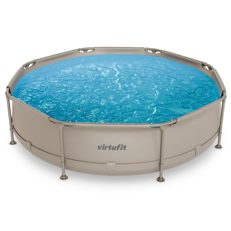 Piscine Ronde VirtuFit - Ø305 x 76 cm - Beige - Tweedekans