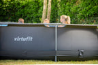 Piscine Ronde VirtuFit Ø366 x 100 cm - Anthracite - Ensemble Complet