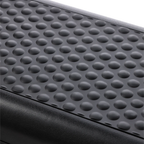 HMS Step de Fitness Réglable Pro - Stepper d'Aérobic - Noir/Orange