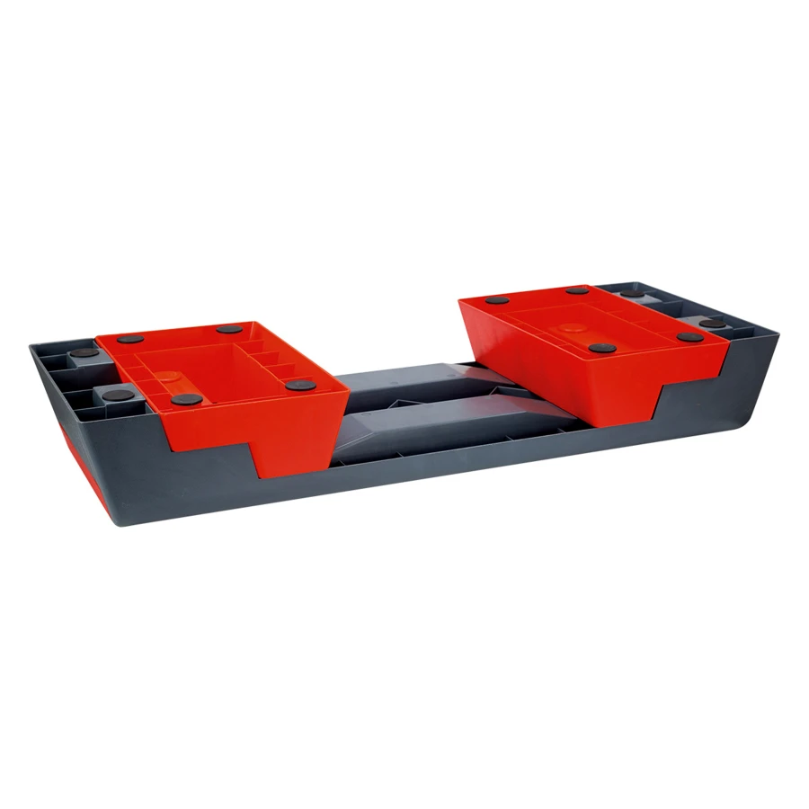 HMS Premium Step d'Aérobic - Noir/Rouge