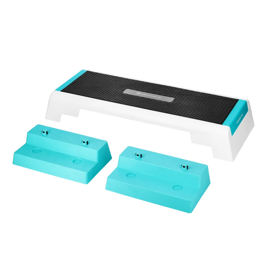HMS Premium Step d'Aérobic - Blanc/Bleu