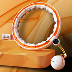 HMS Cerceau de Fitness - Aimants, Poids & Compteur - Blanc/Orange