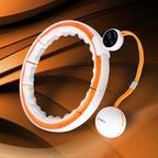 HMS Cerceau de Fitness - Aimants, Poids & Compteur - Blanc/Orange