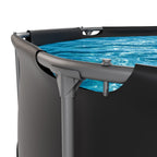 Piscine Ronde VirtuFit - Ø244 x 76 cm - Anthracite - Tweedekans