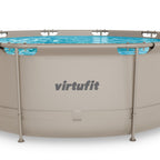 VirtuFit Rond Zwembad - Ø305 x 76 cm - Beige - Inclusief Filterpomp - Tweedekans