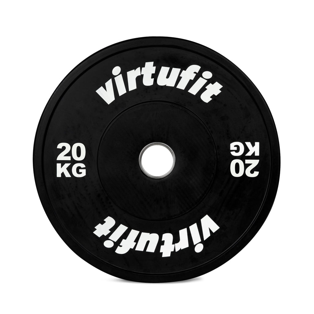 Kit de Bumper Plates VirtuFit - Disques d'Haltères Olympiques en Caoutchouc - 150 kg - Tweedekans