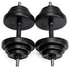VirtuFit Multifunctionele fitnessbank - Dumbbellset Pro - 2 x 14 kg- Vinyl