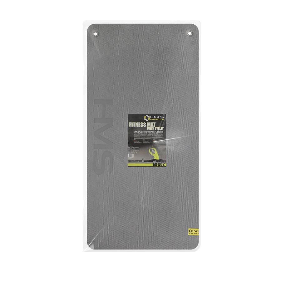 HMS Tapis de Fitness - Gris/Noir - 20 mm