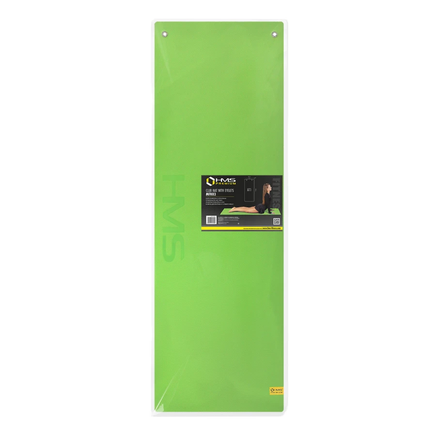HMS Tapis de Fitness - Vert/Noir - 15 mm