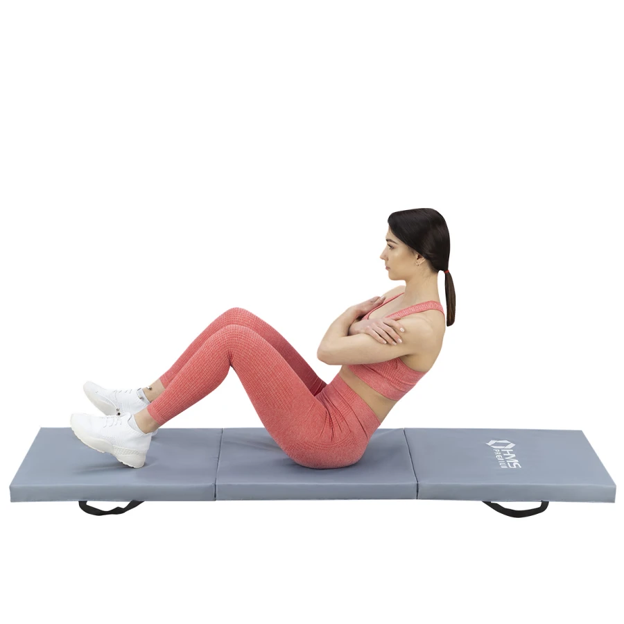 HMS Premium Tapis de Fitness Pliable - Gris