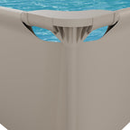 Piscine Rectangulaire VirtuFit - Beige - 260 x 180 x 66 cm - Tweedekans