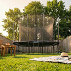 VirtuFit Trampoline Rectangulaire Premium avec Filet de Sécurité - Noir - 213 x 305 cm - Tweedekans