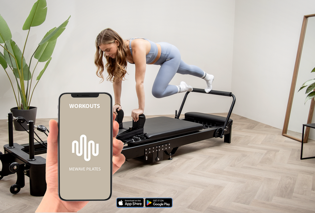 Mewave Pilates Reformer Pro Premium - Noir
