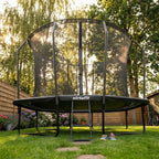 VirtuFit Trampoline Rectangulaire Premium avec Filet de Sécurité - Noir - 244 x 366 cm - Tweedekans