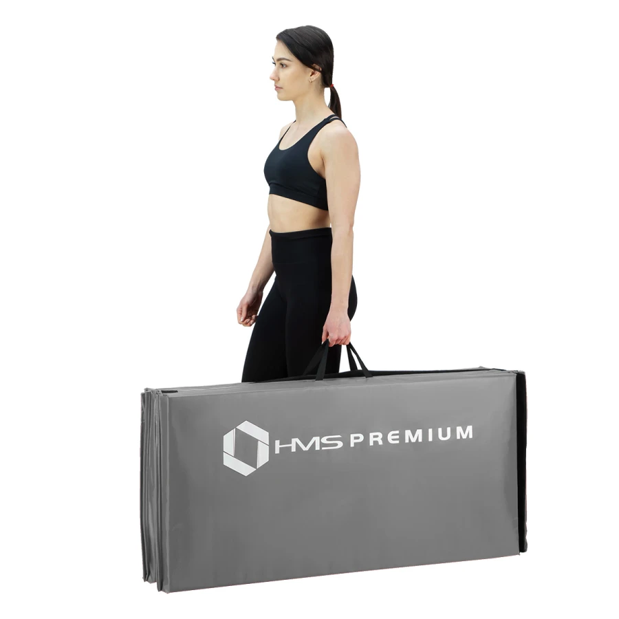 HMS Premium Tapis de Fitness Pliable - Gris