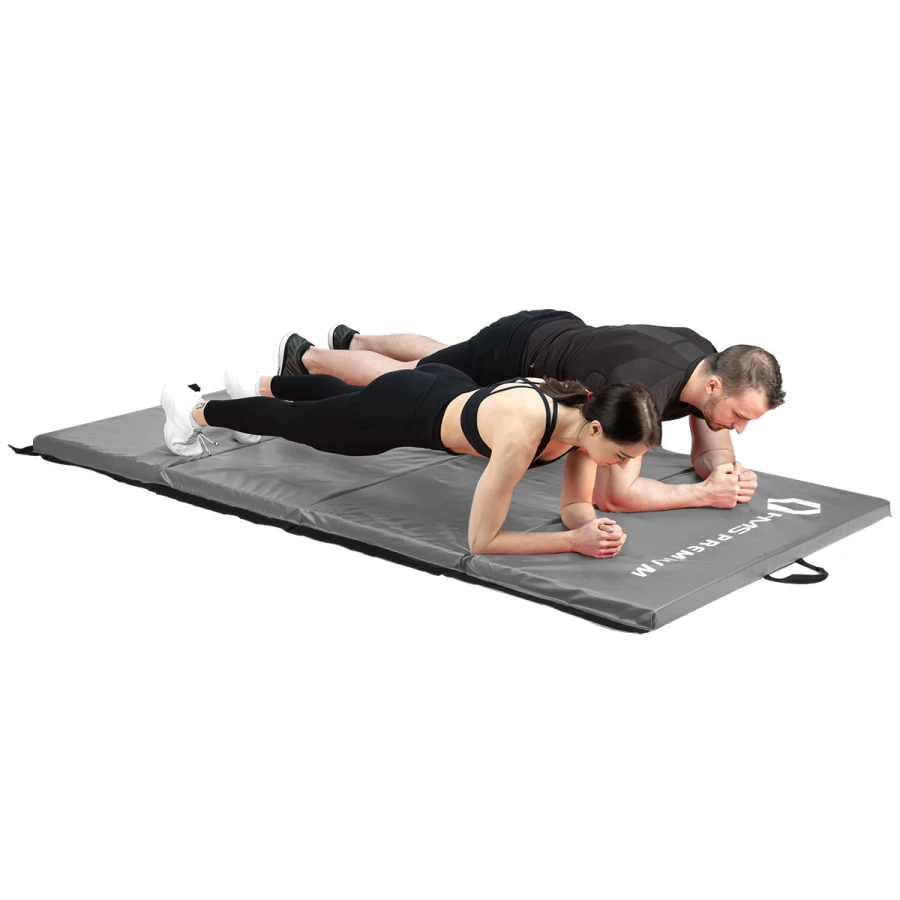 HMS Premium Tapis de Fitness Pliable - Gris