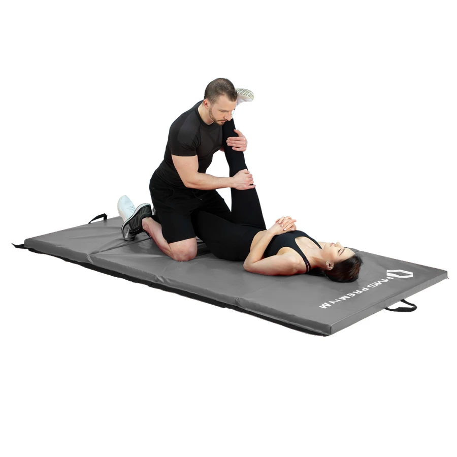 HMS Premium Tapis de Fitness Pliable - Gris