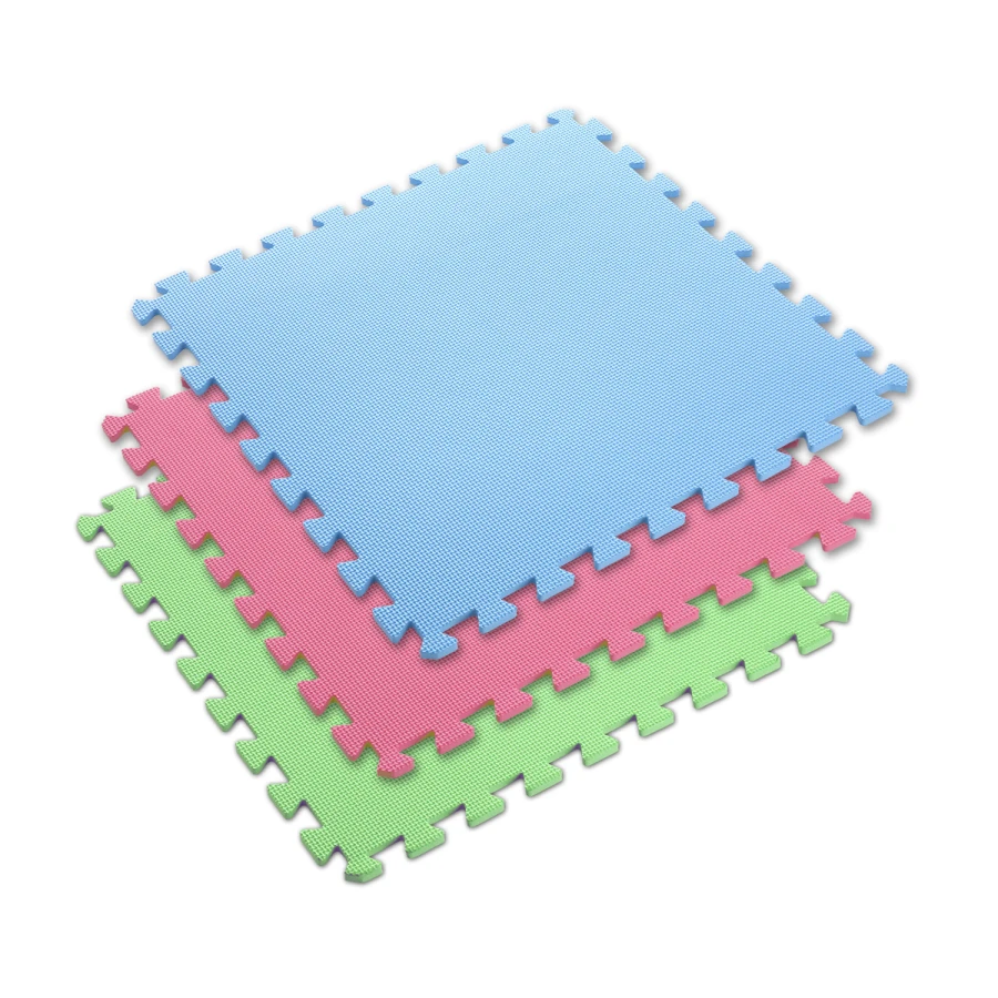 One FitnessTapis de Puzzle - Lot de 9 - 10 mm - Multi