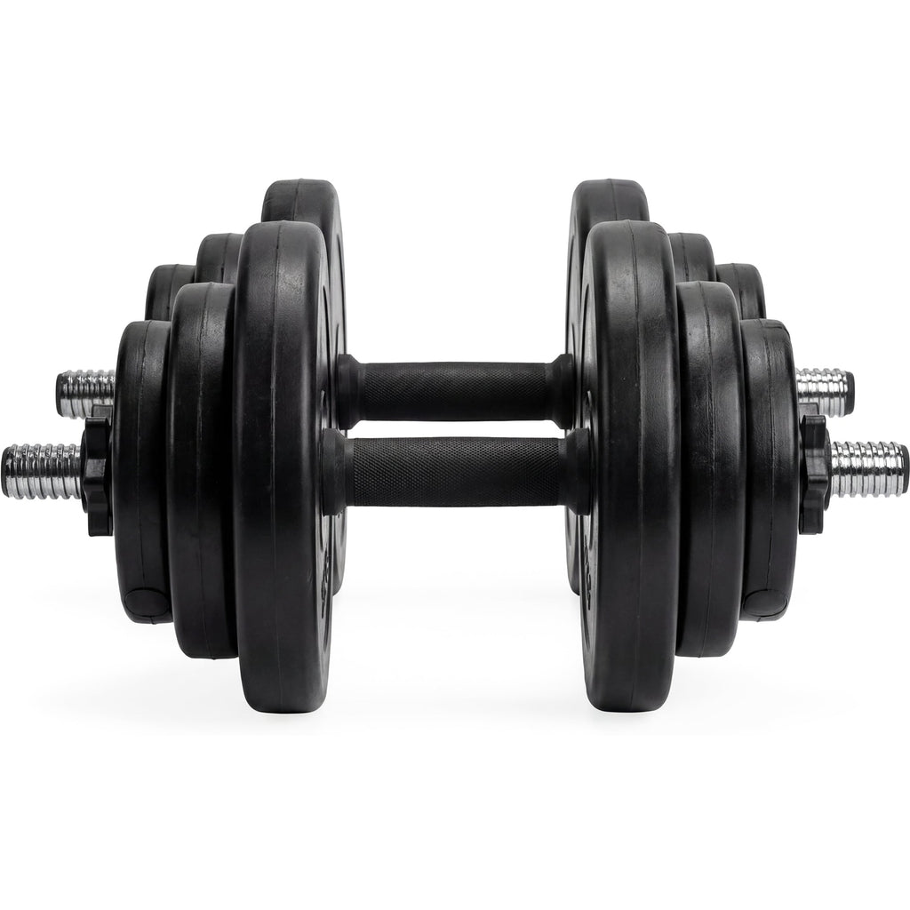 VirtuFit Ensemble Haltères réglables - Vinyle - 2 x 14 kg (28 kg)