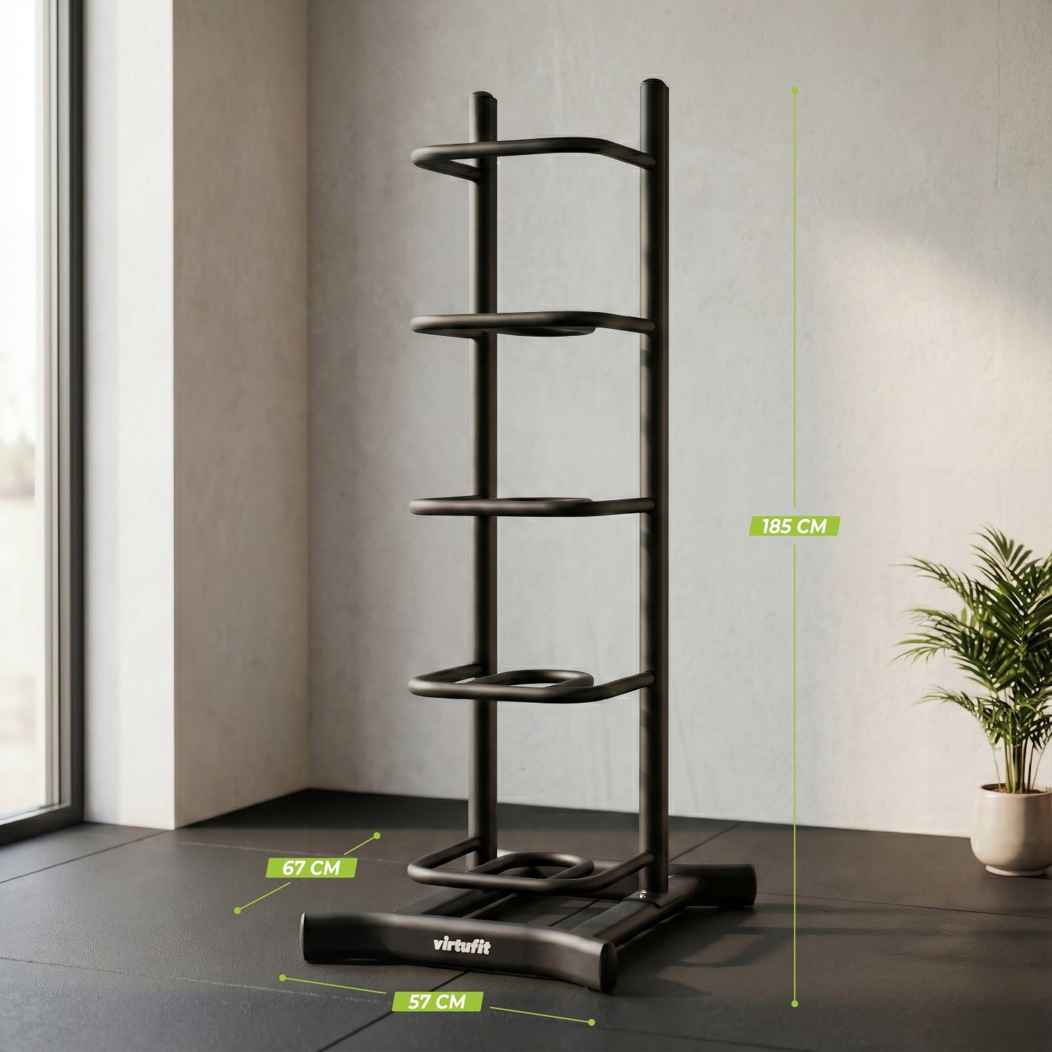 VirtuFit Power Bag et Wall Ball Storage Rack - Tweedekans