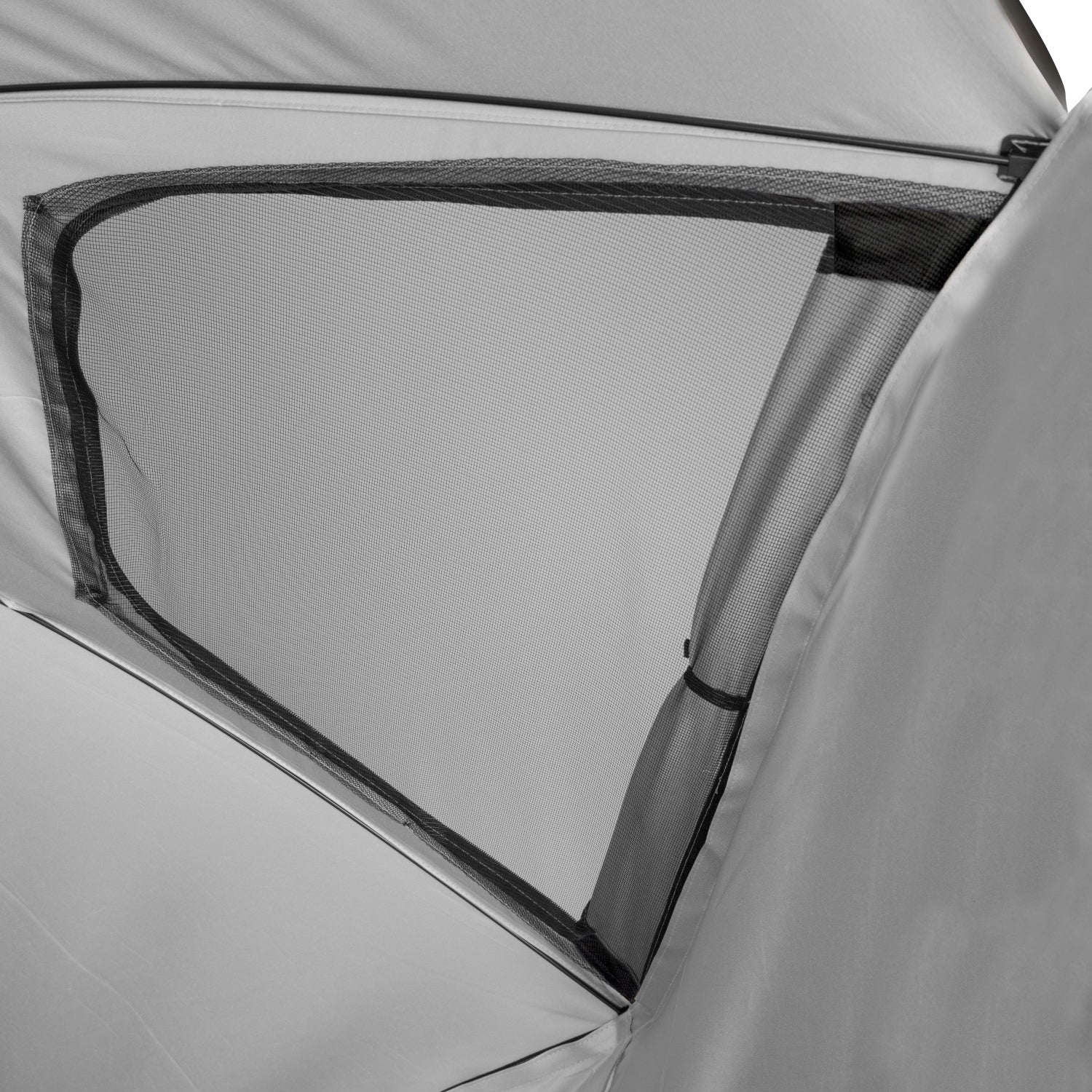 VirtuFit Strandparasol Premium - Windscherm - Strandtent - 200 cm - Zwart - Tweedekans