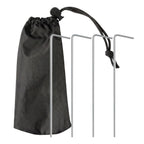 VirtuFit Strandparasol Premium - Windscherm - Strandtent - 200 cm - Zwart - Tweedekans