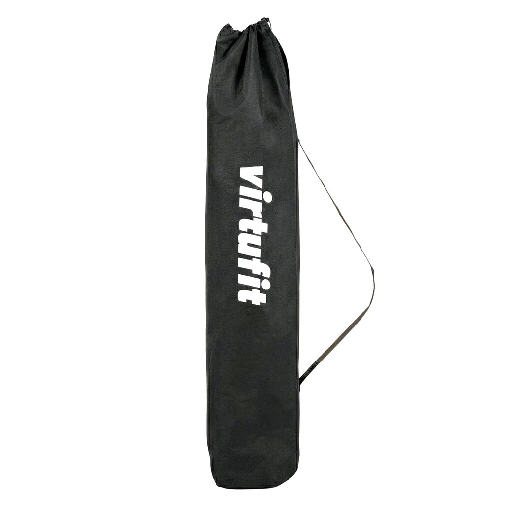 VirtuFit Chaise de camping pliable avec repose-pieds - Chaise de plage - Noir - Tweedekans