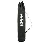 VirtuFit Chaise de camping pliable avec repose-pieds - Chaise de plage - Noir - Tweedekans