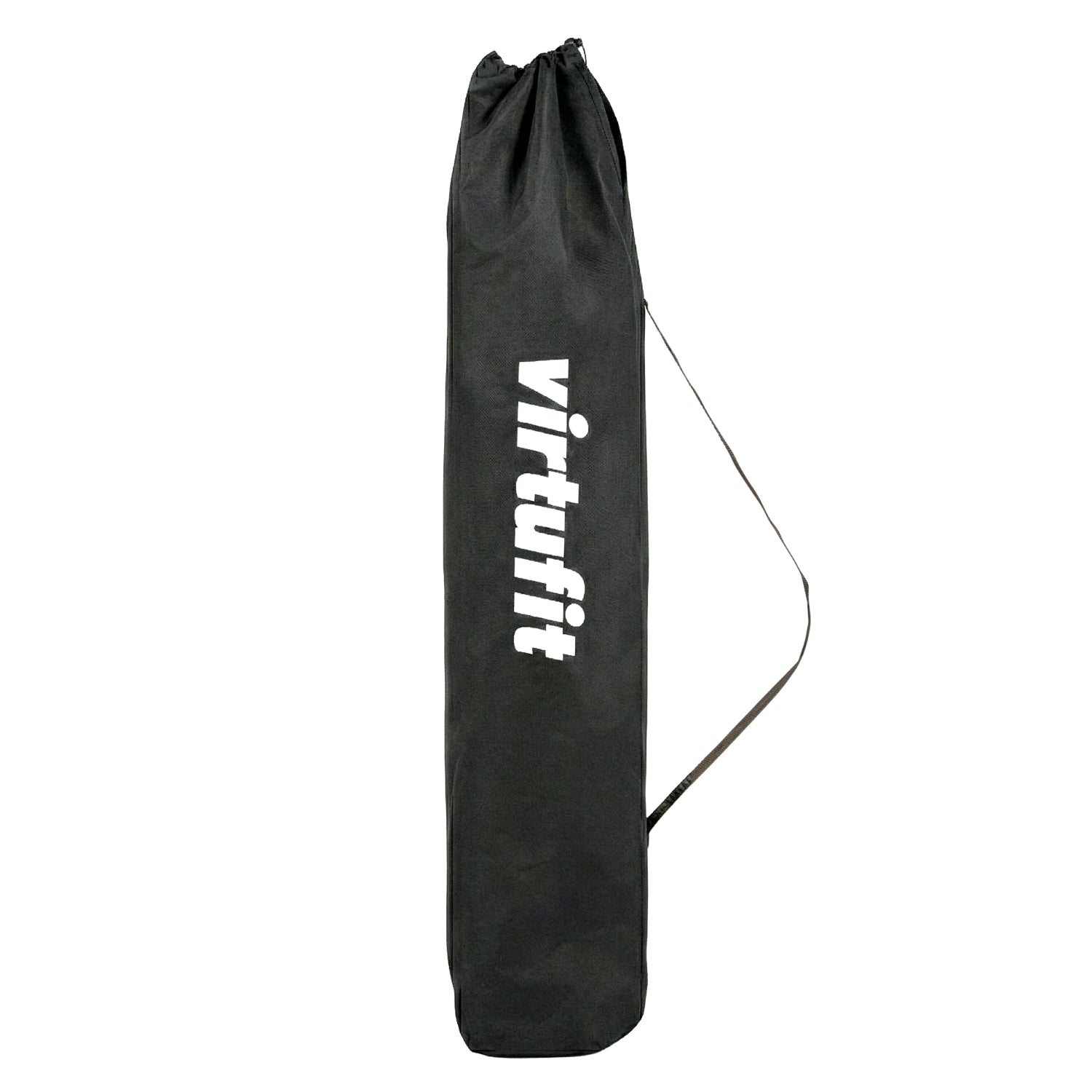 VirtuFit Campingstoel opvouwbaar met voetsteun - Strandstoel - Zwart - Set van 2