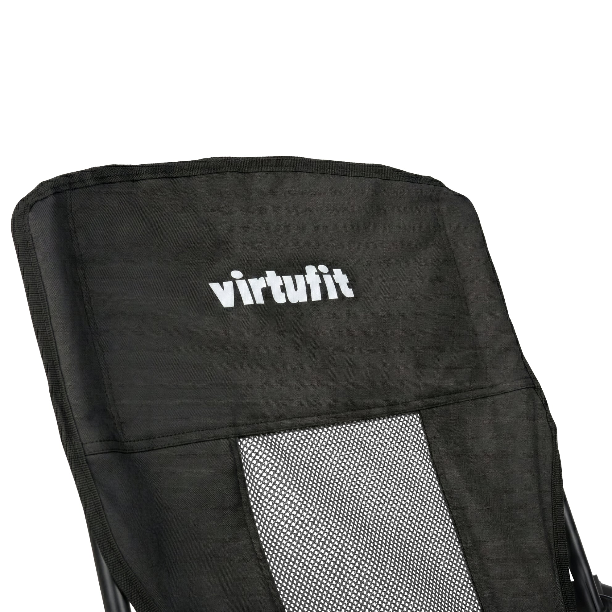 VirtuFit Chaise de plage pliable - Noir - Tweedekans