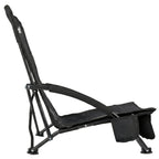 VirtuFit Chaise de plage pliable - Noir - Tweedekans