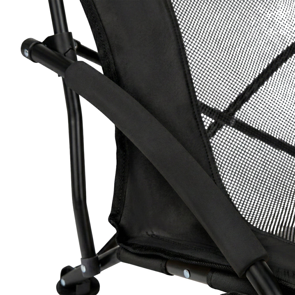 VirtuFit Chaise de plage pliable - Noir - Tweedekans