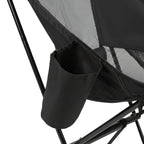 VirtuFit Camping Chair Compact - Chaise de plage - Noir - Tweedekans