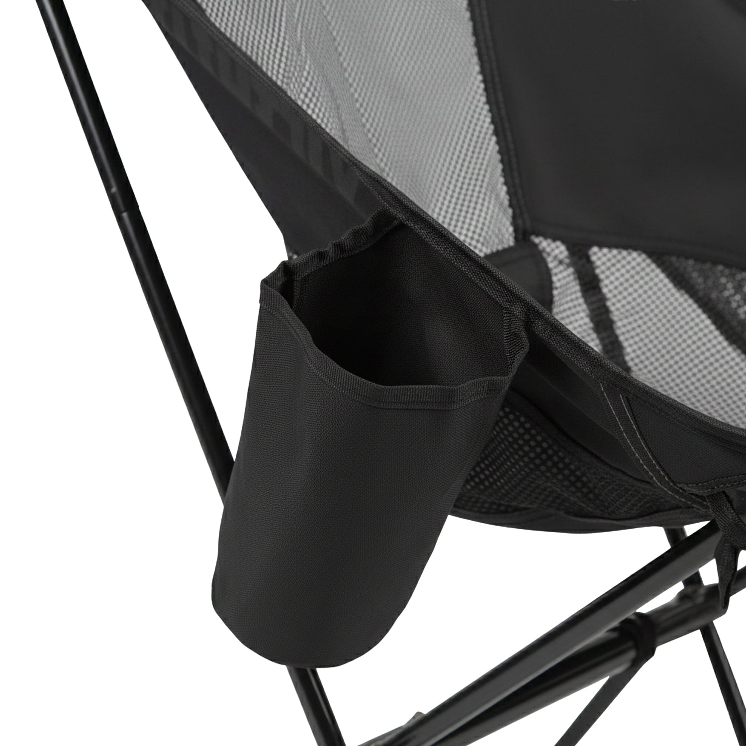 VirtuFit Camping Chair Compact - Chaise de plage - Noir - Tweedekans