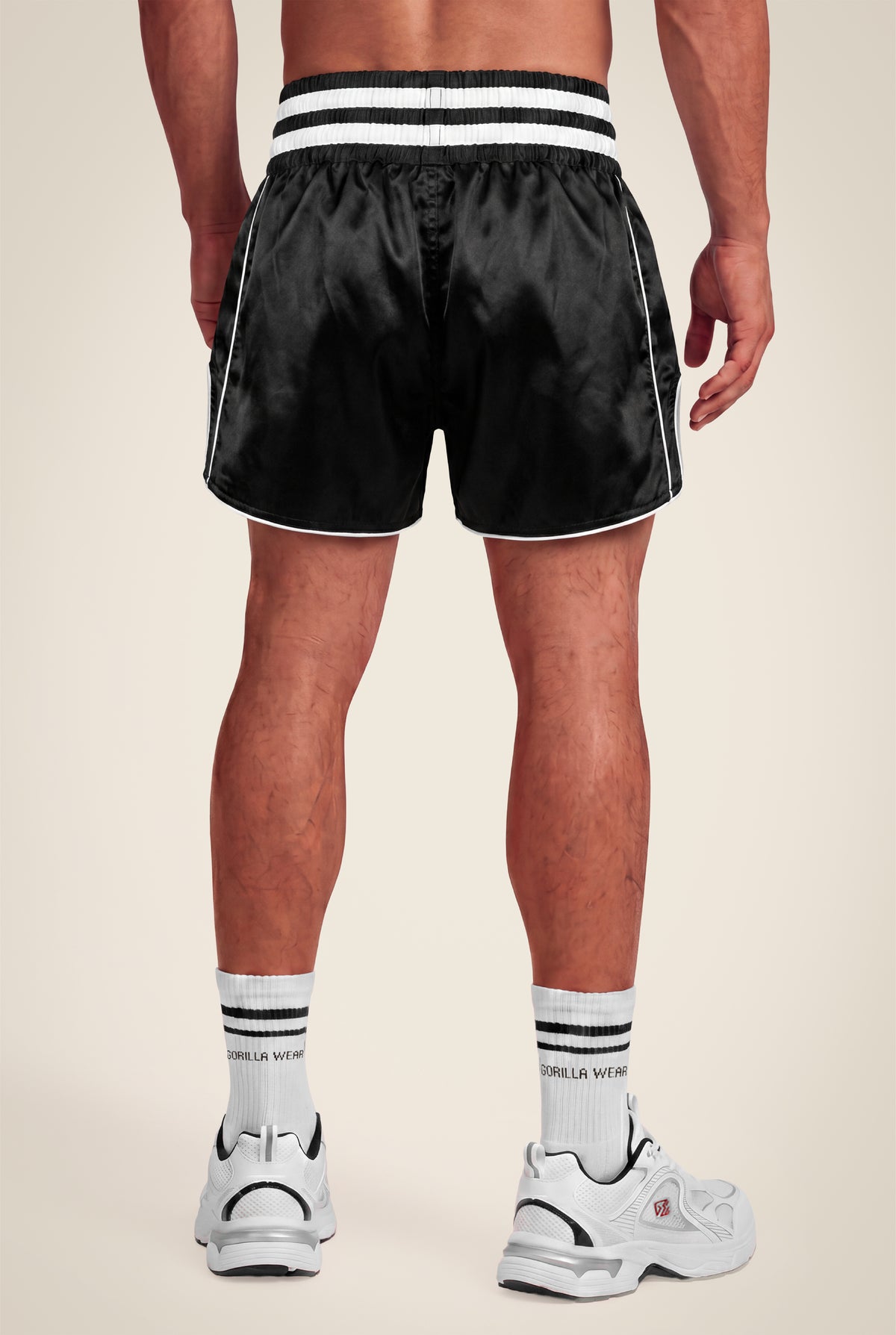 Gorilla Wear Tacoma Fighting Shorts - Noir/Blanc