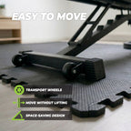 VirtuFit Verstelbare Fitnessbank Pro - Zwart - Tweedekans