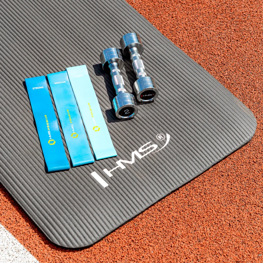 HMS Tapis de Yoga - Noir - 12 mm