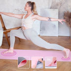 HMS Tapis de Yoga - Rose - 12 mm