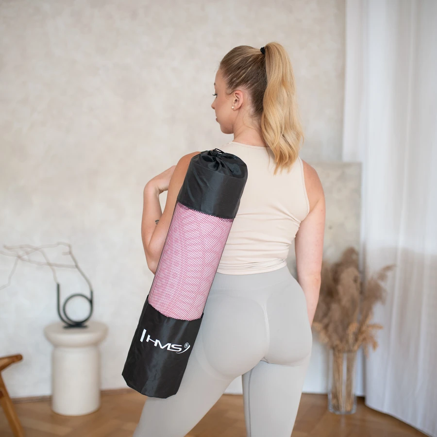 HMS Tapis de Yoga - Rose - 12 mm