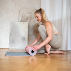 HMS Tapis de Yoga - Rose - 12 mm