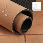 HMS Yoga Mat Kurk - Bruin - 6 mm