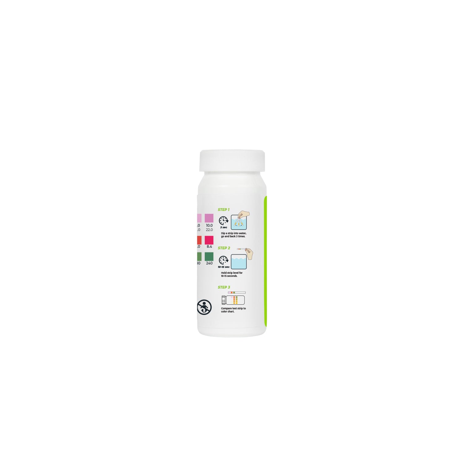 VirtuFit Zwembad Teststrips - 48 Stuks