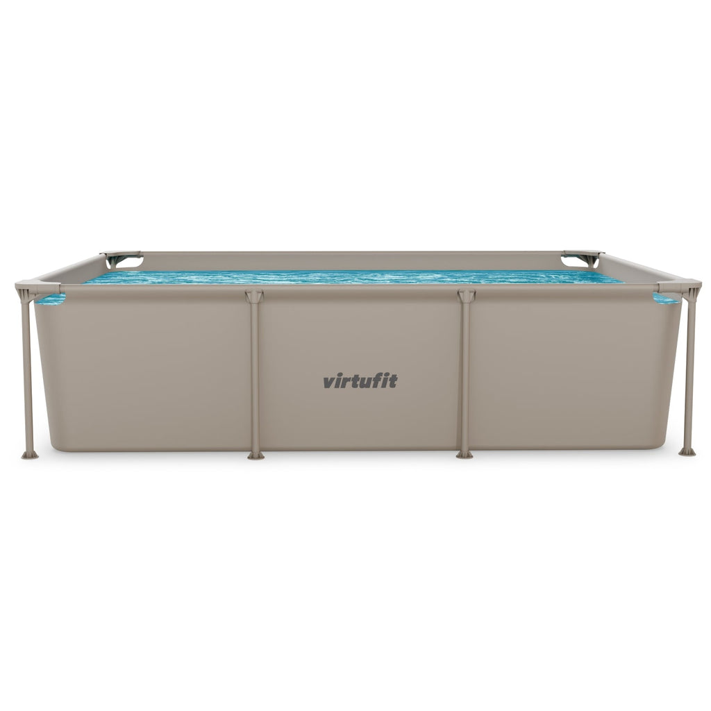 Piscine Rectangulaire VirtuFit - Beige - 260 x 180 x 66 cm - Tweedekans